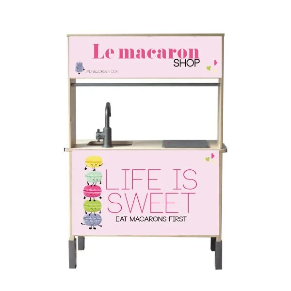 Le macaron shop sticker