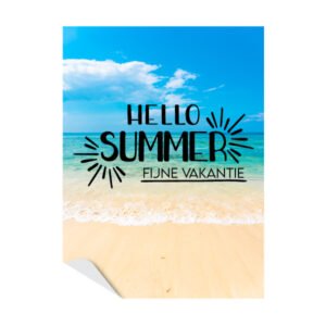 Hello summer wijnlabel