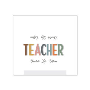 Teacher chocolate wikkel